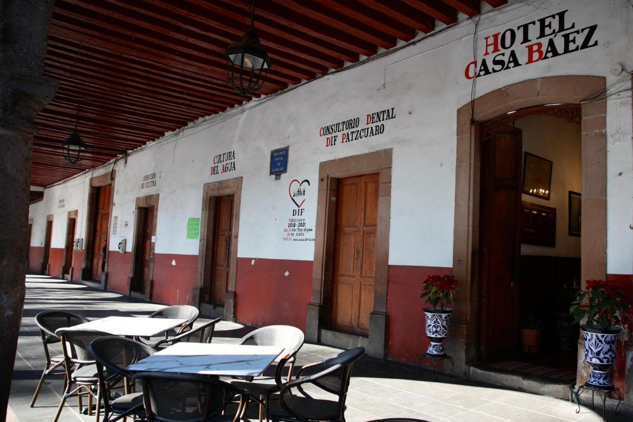 Hotel Casa Baez Пацкуаро Экстерьер фото