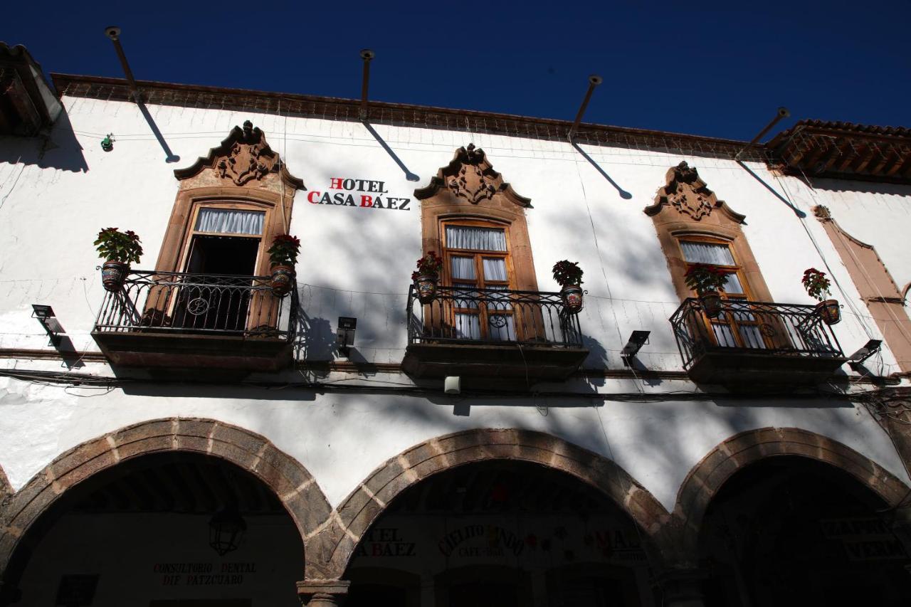 Hotel Casa Baez Пацкуаро Экстерьер фото