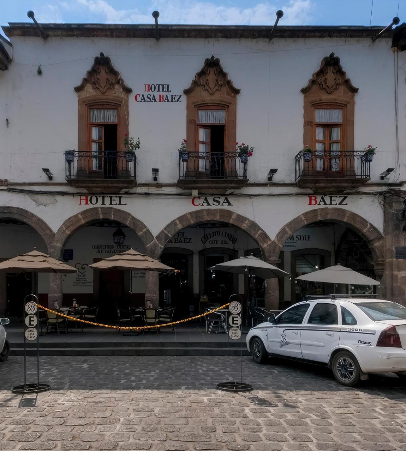 Hotel Casa Baez Пацкуаро Экстерьер фото