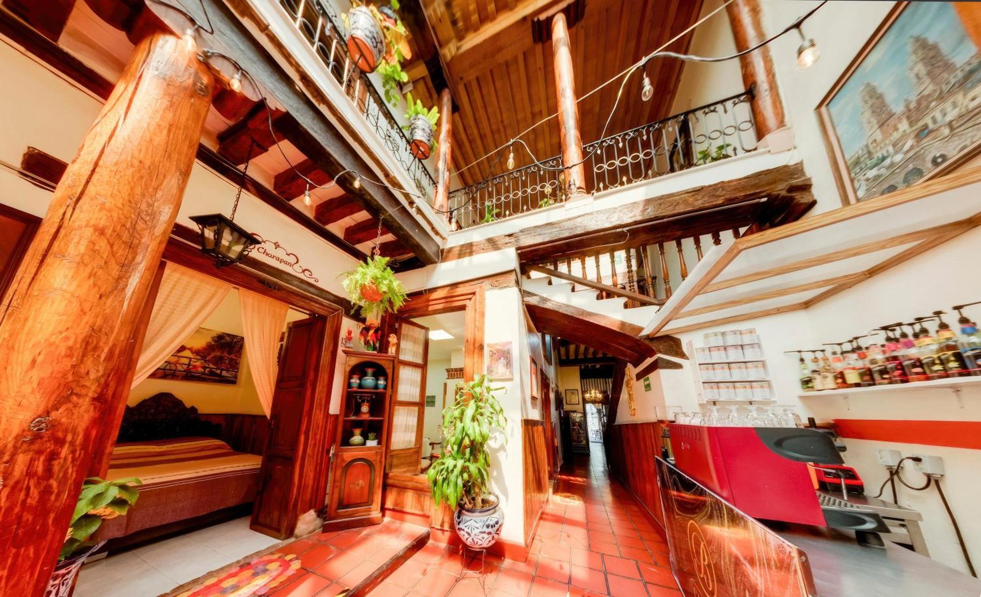 Hotel Casa Baez Пацкуаро Экстерьер фото
